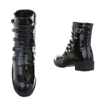 Černé kotníkové boty