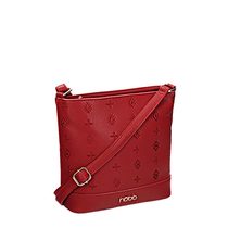 Červená crossbody kabelka