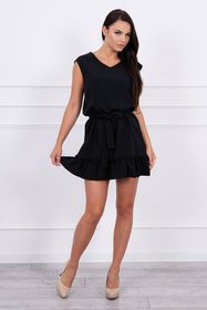 Černé mini šaty