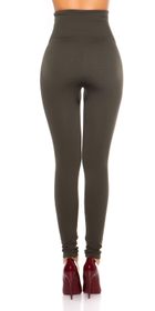 Thermo khaki leginy