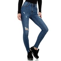 Skinny džíny s děrováním