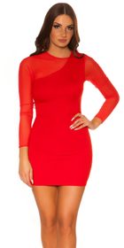 Dámské červené elegantní šaty