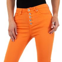 Dámské oranžové džíny