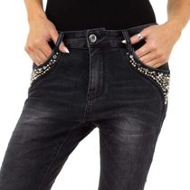Dámské džíny s perličkami