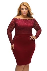 Spoločenské šaty plus size