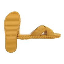Dámské pantofle žluté