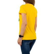 Žluté dámské tričko