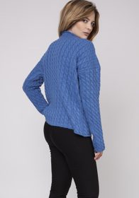 Dámsky modrý sveter