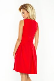 Červené dámské šaty 160-3