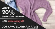 Black Friday: Doprava zdarma a akcie na svetre