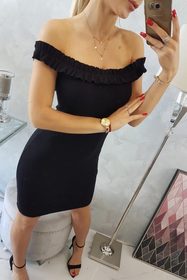 Mini šaty s volánkem