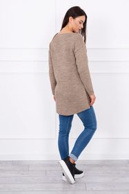 Asymetrický dámsky sveter
