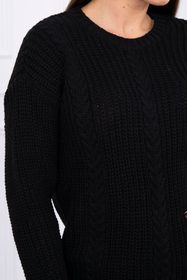 Čierny dámsky sveter