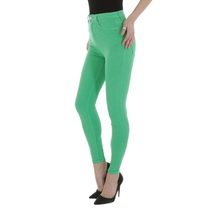 Zelené dámské džíny