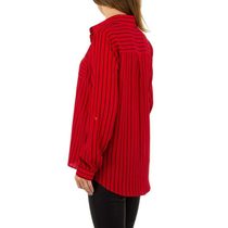 Červená dámska košeľa