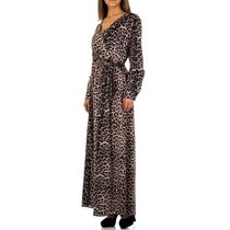 Dlhé šaty s leopardím motívom