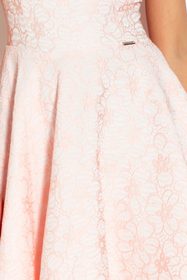 Světle růžové dámské šaty 98-5
