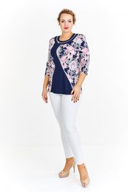 Elegantná blúzka plus size