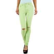 Zelené dámské džíny