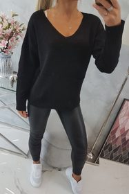 Černý dámský svetr