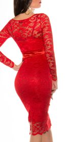 Červené šaty dámské- II. jakost