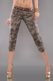 Army dámské kalhoty s páskem