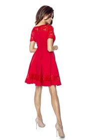 Červené koktejlové šaty - II. jakost