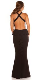 Černé dámské dlouhé šaty