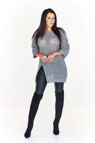 Háčkovaný dámský svetr
