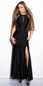 Čierne dlhé šaty