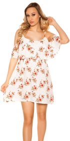 Kvetované mini šaty