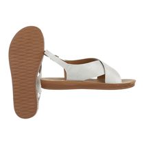 Letné sandále biele