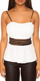 Peplum letný top