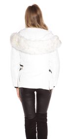 Dámska zimná bunda s kapucňou