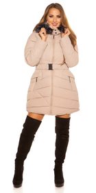 Dámská zimní bunda s kapucí