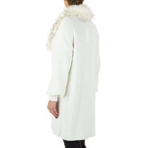Biely pletený kabátik