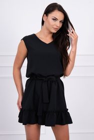Černé mini šaty