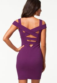 Sexy fialové šaty