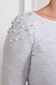 Dámské tričko s perličkami