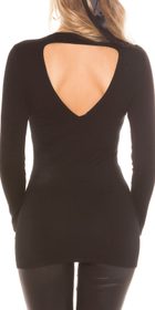 Černý dámský pulovr