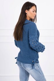 Pletený zimní svetr
