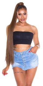 Černý crop top