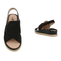 Černé dámské letní sandály