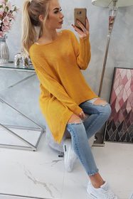 Dámský asymetrický svetr