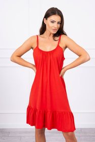Červené letní šaty