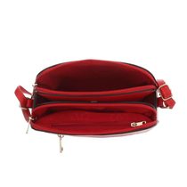 Červená crossbody kabelka