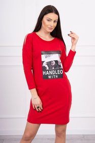 Červené dámské mini šaty