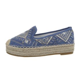 Modré espadrilky