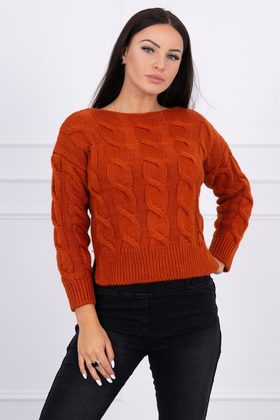 Krátký dámský svetr