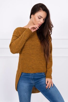Asymetrický dámsky sveter